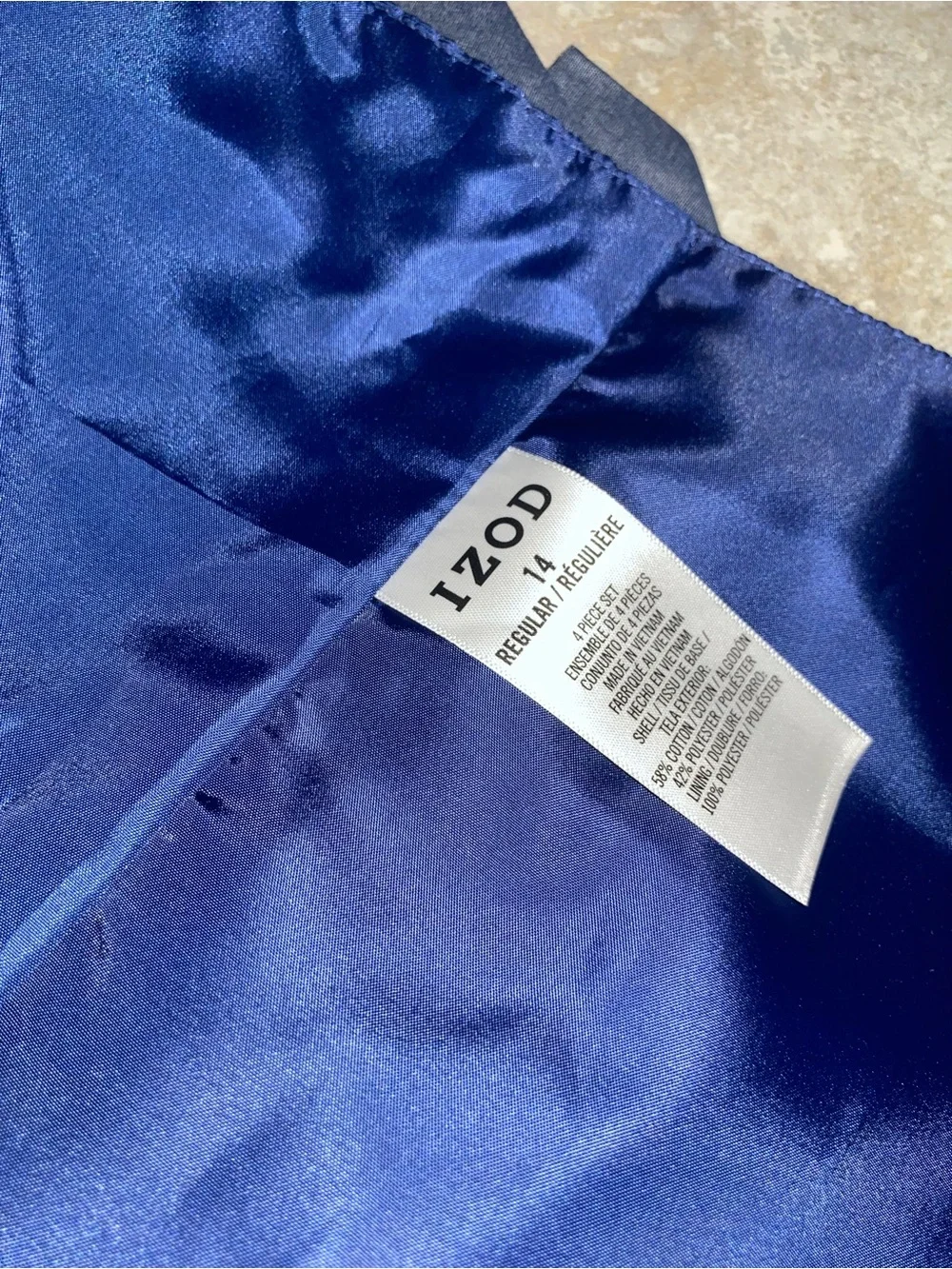 Izod boys Light Blue Dress Pants with light blue vest